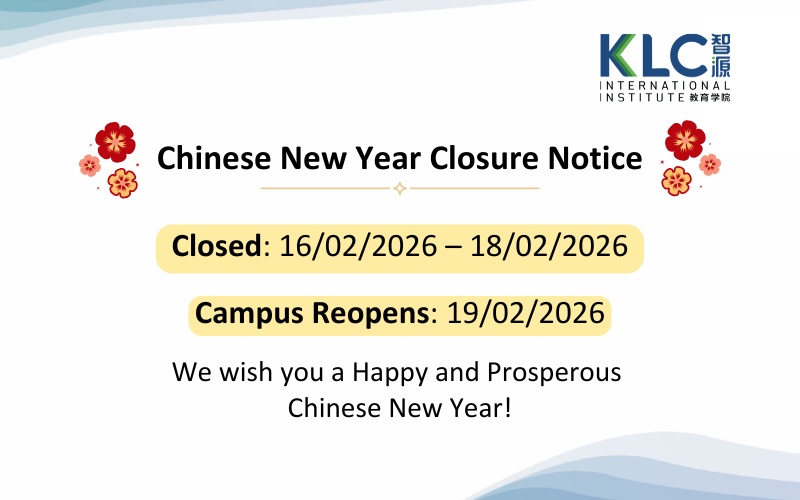 Chinese New Year Closure Notice (ENG) – KLCII (800 X 500pxH)